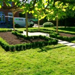 Community garden landscaping